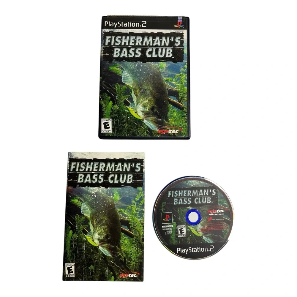 PlayStation 2 PS2 Hunting Fishing Fishermans Bass Cabelas Trophy Bucks Lot 2 CIB